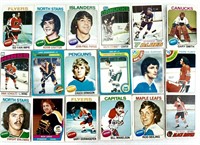 60 cartes de hockey 76-77 etc. O-PEE-CHEE