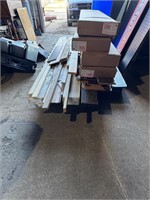 New boxes of flooring