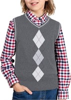 NEW! BOBOYOYO Boys Argyle Sweater Vest 100%