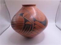 BETTY PEREZ signed NativeAmer 5.5" Smooth Vase