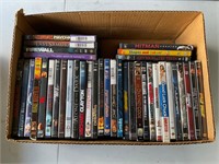 Box of DVDs.