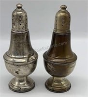 Antique Silver Salt & Pepper Shakers