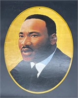 1982  25" MARTIN LUTHER KING JR DOUBLE SIDED PRINT