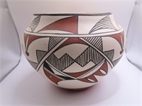 J PONCHO Acoma NM 7" NatAmer Pottery Vase