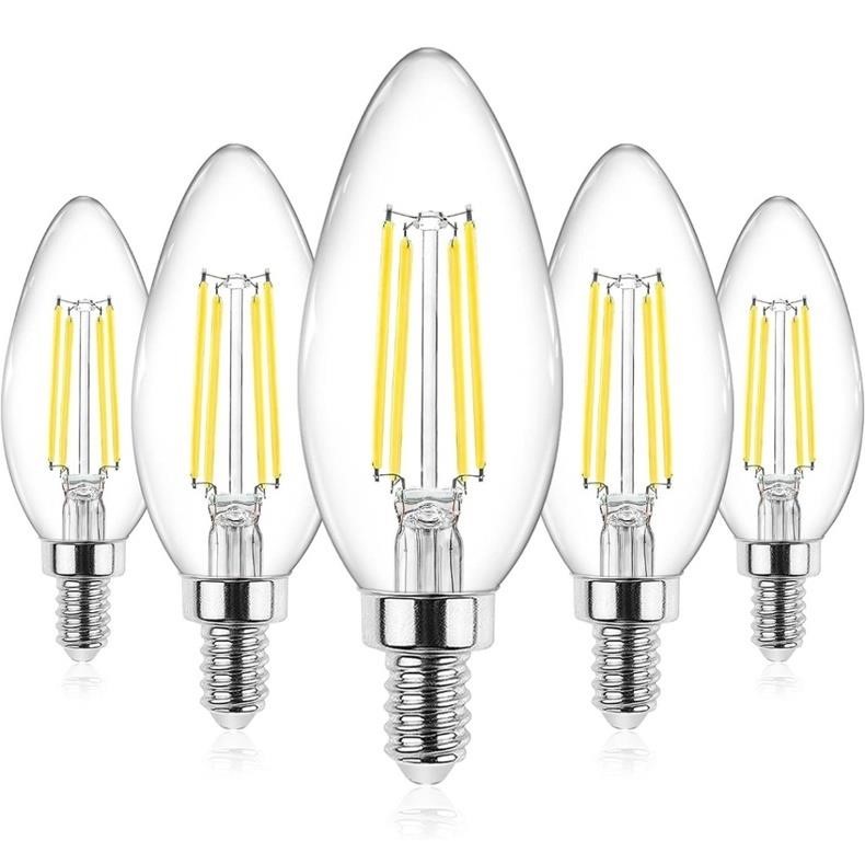 2x Ascher E12 Candelabra LED Light Bulbs