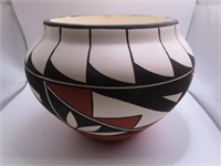 DORA ANTONIO Acoma NM 7.5" NatAmer Pottery Bowl