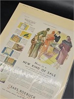 1930 Sears & Roebuck Ad from Ladies Home Journal