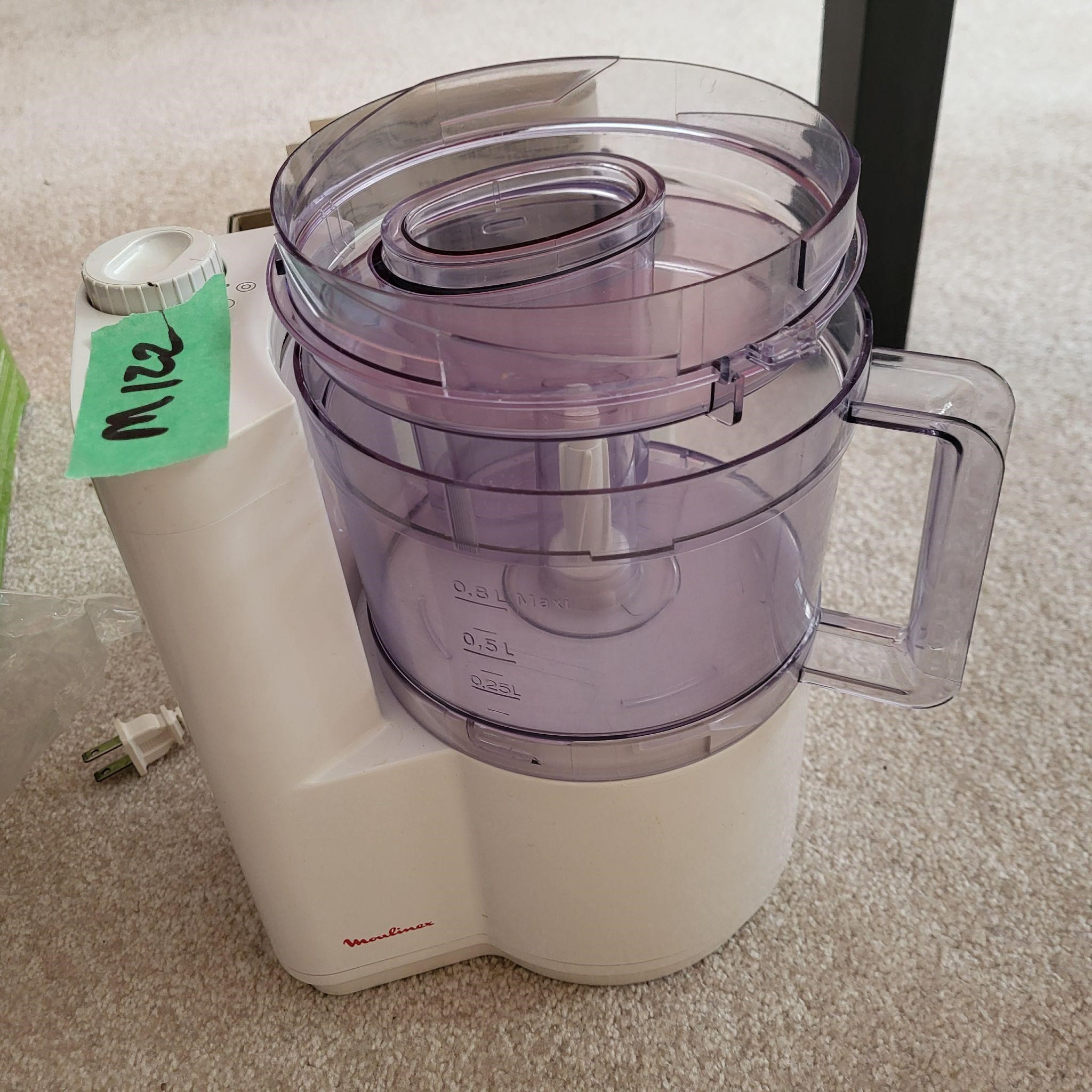 Food processor and attachments