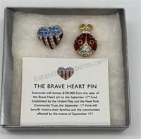 Swarovski The Brave Heart Pin, Lady Bug