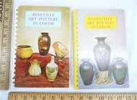 Roseville and Zanesville Art Pottery Books