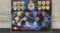Canada 2000 12 Piece Quarter Set