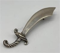 Mexico Silver Sword Pin