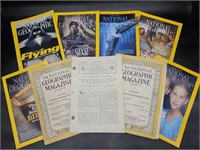 Selection of Vintage National Geographic Magazines