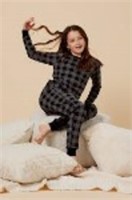 SEALED! Hotouch Long Sleeve Plaid Pajama Set Size