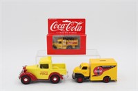 (3) Coca-Cola Die Cast Trucks