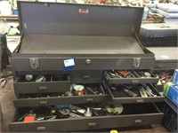 Kennedy Kits tool box with miscellaneous items.