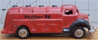 Cast iron Phillips '66 truck