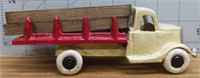 Cast iron wood truck
