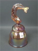 Fenton Iridised Trout on Font  Paperweight