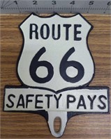 Route 66 cast sign