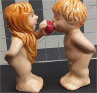 Magnetic Salt and pepper shakers Adam & Eve