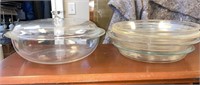 Vintage Pyrex Lidded Casseroles & Pie Plates - 4