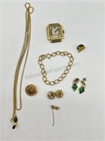 Gold jewelry - Necklaces, Bracelets, Watch,