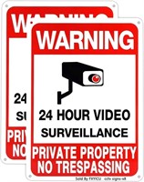 Hisvision H24 Hour Video Surveillance Signs