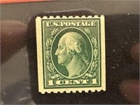 #441 MINT 1914 SCARCE P10 COIL WASH STAMP