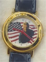 Rare Bill Clinton made in Hong Kong watch leather