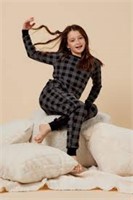 Hotouch Long Sleeve Plaid Pajama Set Size XL