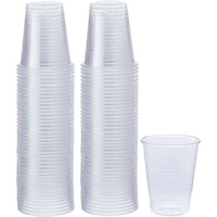 Comfy Package 5 Oz Plastic Cups Disposable Clear