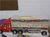 Goodyear Matchbox holder w/ some cars