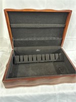 Mahogany silverware box