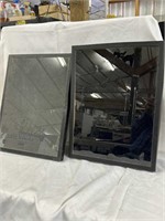Two glass top display cases. 12 x 16“.