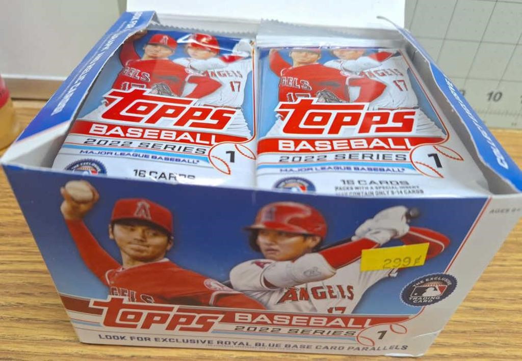 2022 Topps baseball cards series 1, 20 packs