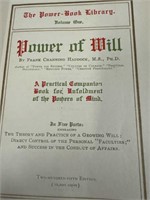 The Power of Will printed in 1917