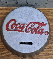 Cast iron Coca-Cola coin bank