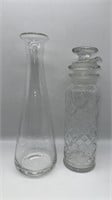 Marquis by waterford - Tall Clear Colored Glass