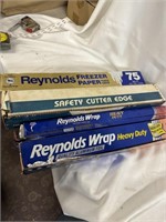 Reynolds wrap and freezer paper