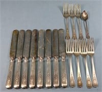 16pc. Whiting Madame Jumel Sterling Flatware