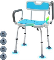 HEAO Shower Chair, Detachable Arms, 350lbs