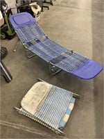 Two lounger chairs