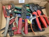 Wire strippers pliers, cutters