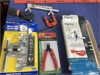 Flaring tool, electrical cutter, tube cutters