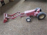 Ertl tractor with extra bucket as is