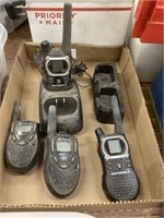 Motorola and Cobra walkie talkies