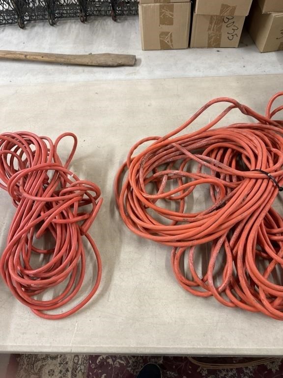 2 extension cords. 50’ and 100’