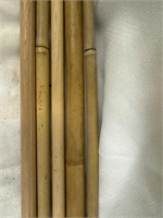 5 pieces of Bamboo varying in size from 3 foot to