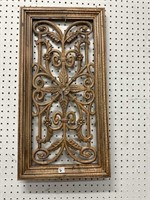 Vintage inspired cast iron wall art